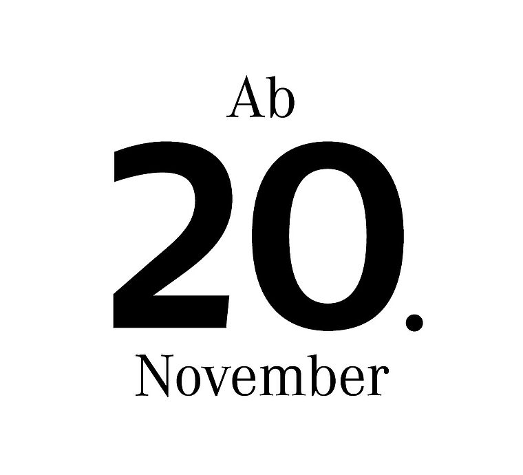 Ab 20. November Gutscheine bestellen